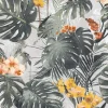Vinyltapete Blätter Blumen Floral grau grün Myriad MY2101