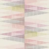 Vinyltapete Dreiecke Textil rosa grün GranDeco PP3301