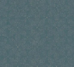 Vinyltapete Ethno Blumen blau bronze 37176-2