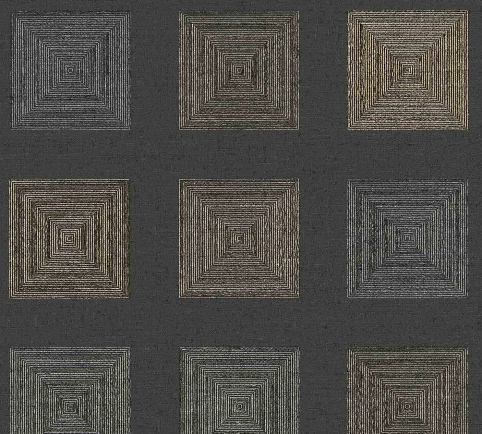 Vinyltapete Kassette Grafik schwarz bronze 37172-4