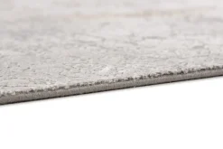 Viskose Teppich Floral beige grau creme Astra Gravina