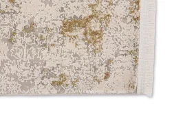 Viskose Teppich Floral creme rot beige Astra Gravina