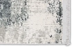 Viskose Teppich Grafisch creme grau Astra Positano