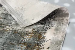 Viskose Teppich Grafisch creme grau Astra Positano