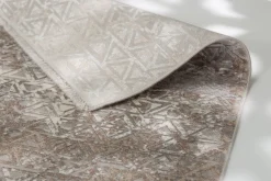Viskose Teppich Schöner Wohnen Dreiecke beige Vision