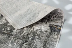 Viskose Teppich Shabby anthrazit creme Astra Positano