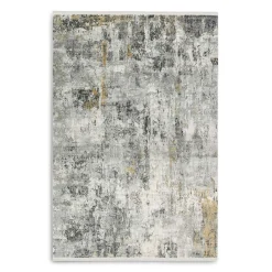 Viskose Teppich Shabby anthrazit creme Astra Positano