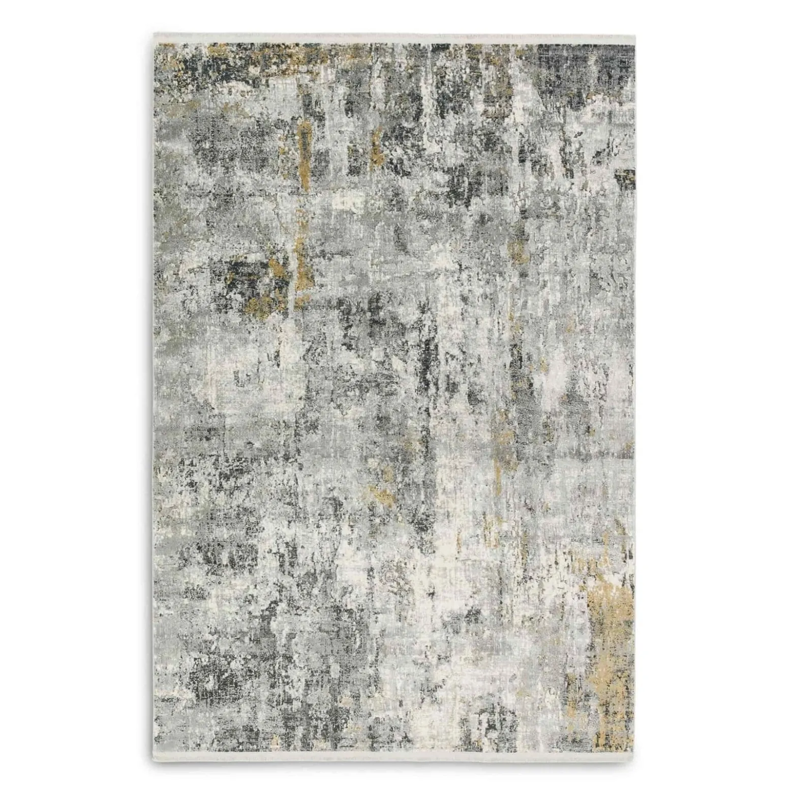 Viskose Teppich Shabby anthrazit creme Astra Positano