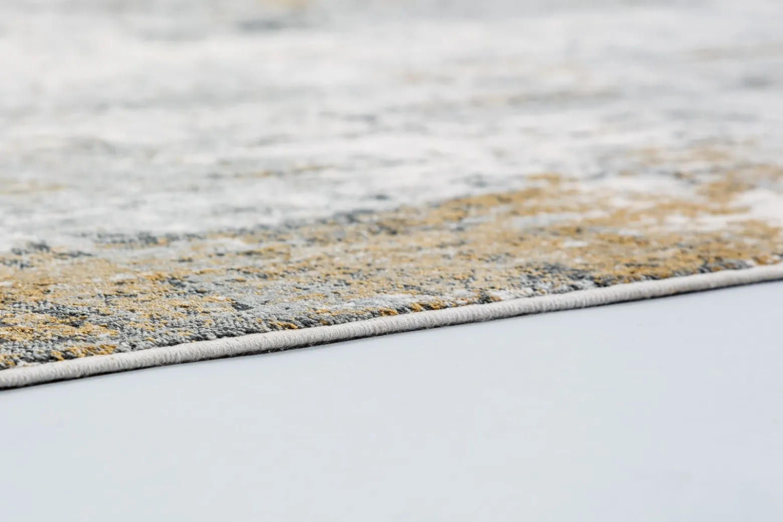 Viskose Teppich Shabby anthrazit creme Astra Positano