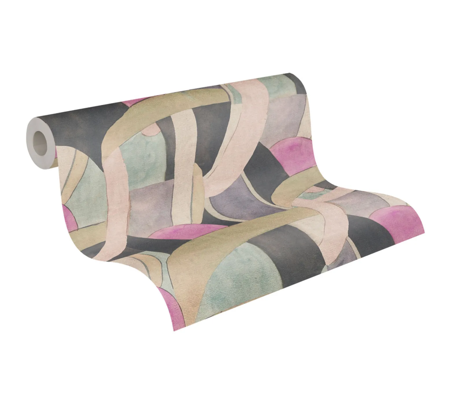 Vliestapete Abstrakt Grafik Beige Grau 78214-2