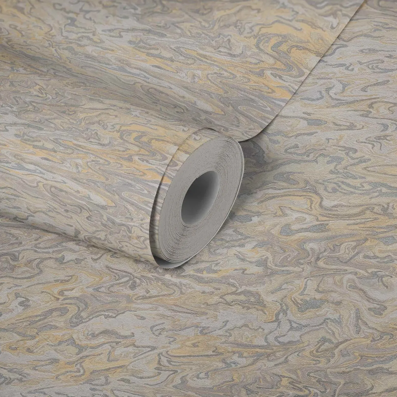 Vliestapete Abstrakt Muster grau gold silber 38358-2