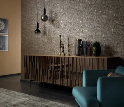 Vliestapete Anthrazit Metallic Struktur 10260-10 Erismann