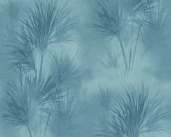Vliestapete Aquarell Gräser Blau 37275-4