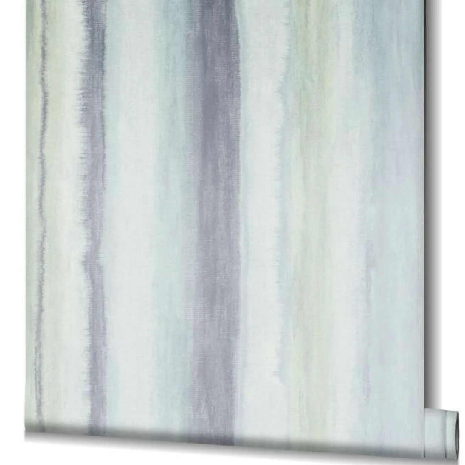 Vliestapete Aquarell Streifen Weiß Grün Blau 34425
