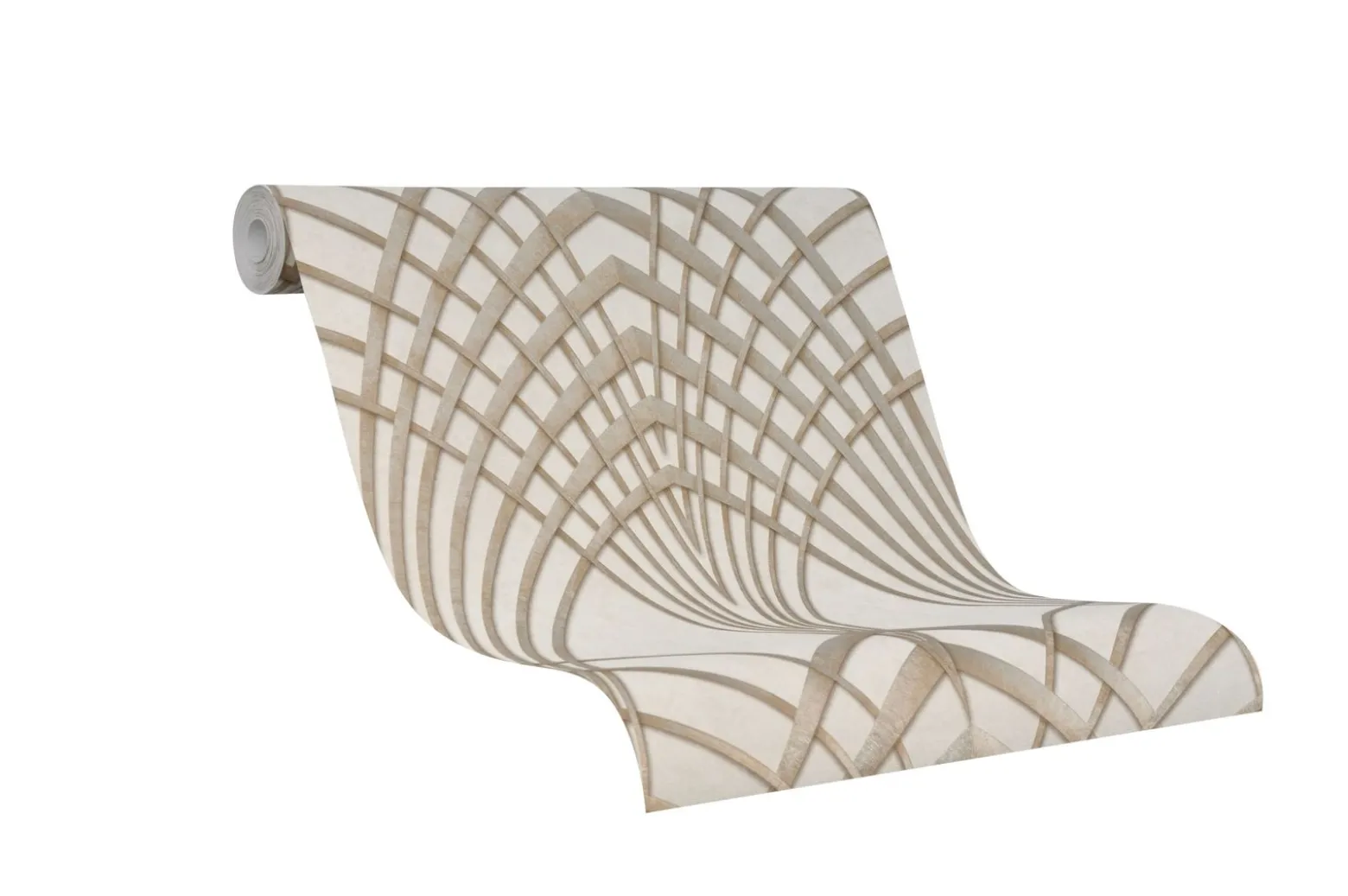 Vliestapete Art Deco Design beige gold Marburg 32255