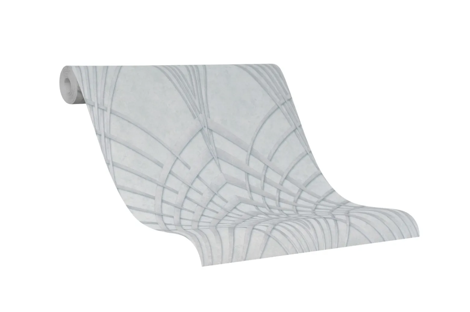 Vliestapete Art Deco Design grau-grün silber 32252