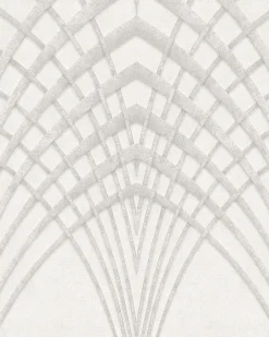Vliestapete Art Deco Design grau-beige gold Marburg 32254