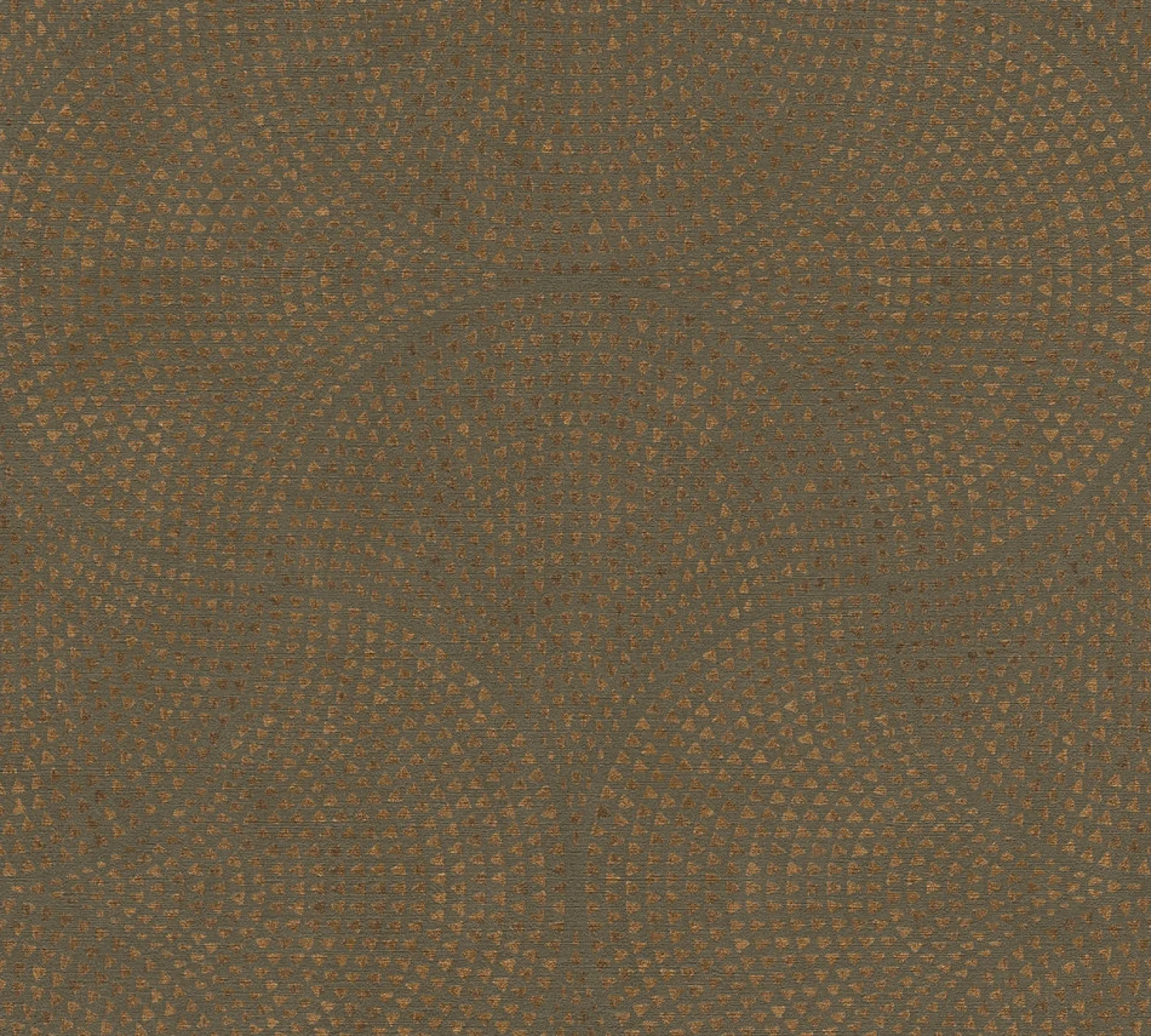 Vliestapete Art Deco Grafik braun Metallic 38027-3