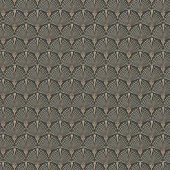 Vliestapete Art Deco Motiv Schwarz Gold Metallic 10346-15
