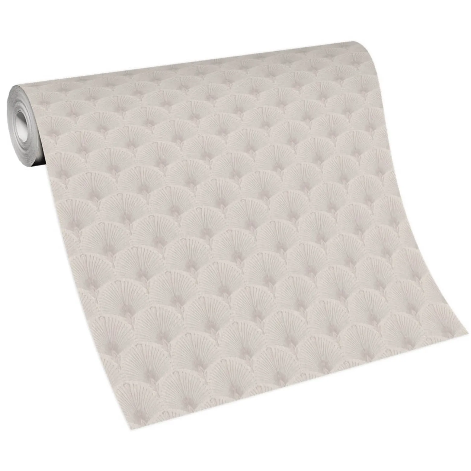 Vliestapete Art Deco Muster Beige Grau Metallic 10346-37