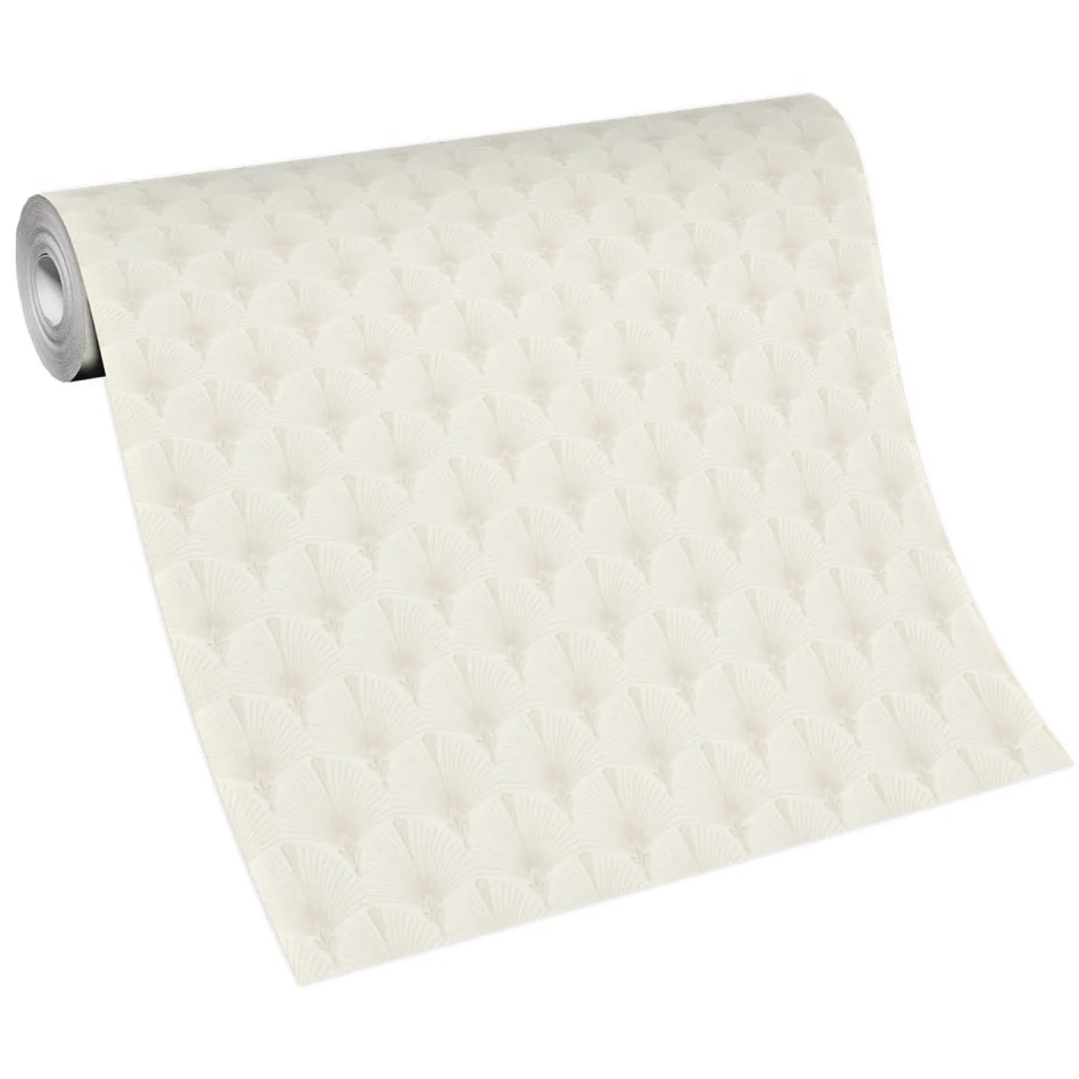 Vliestapete Art Deco Muster Creme Beige Glitzer 10346-02
