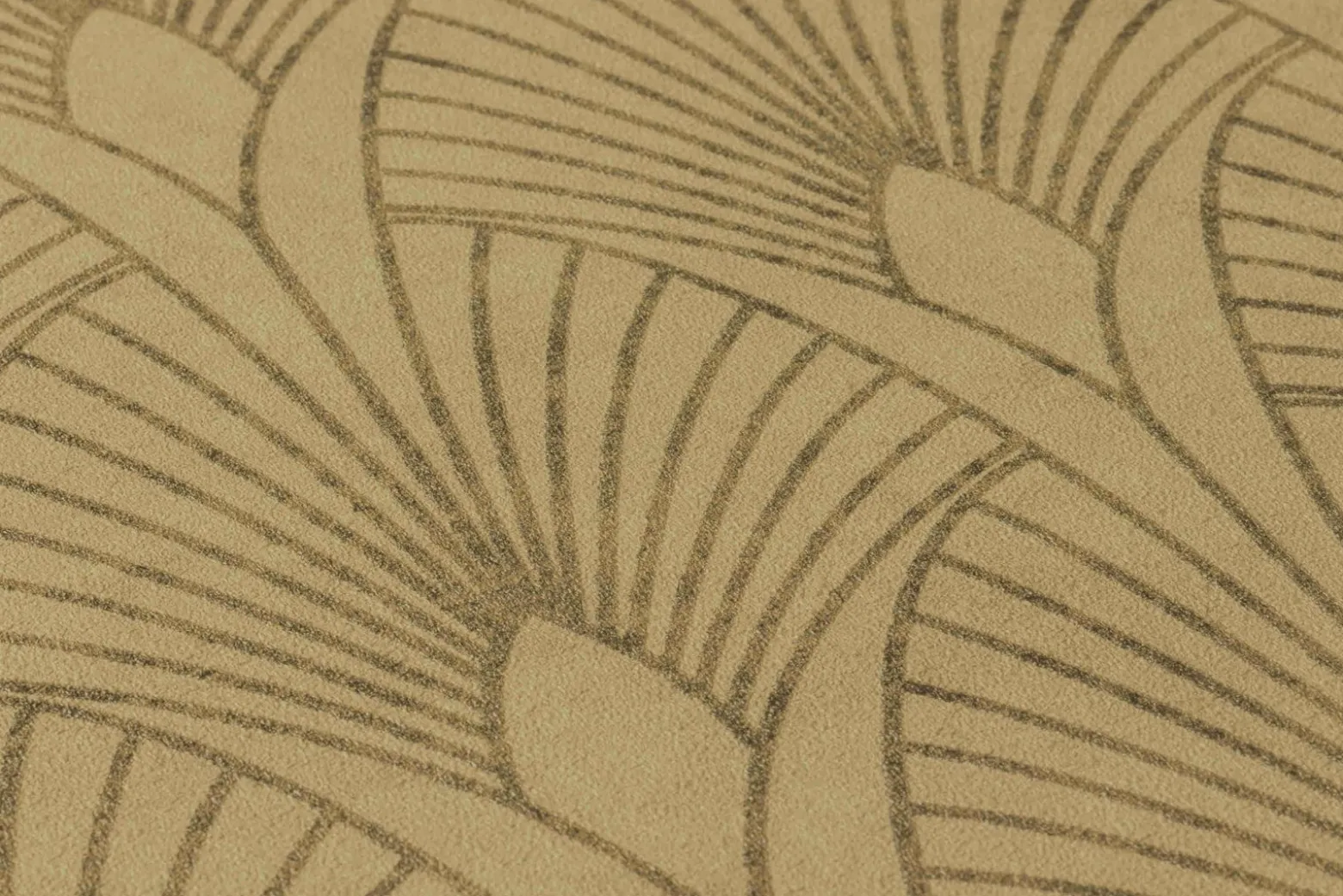 Vliestapete Art Deco sandbeige grau Metallic 37427-2