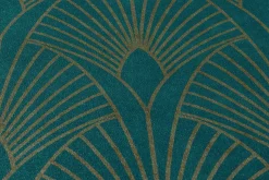 Vliestapete Art Deco türkis gold Metallic 37427-5