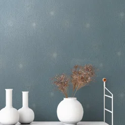Vliestapete A.S. Creation 38818-2 Blau Silber Kreise