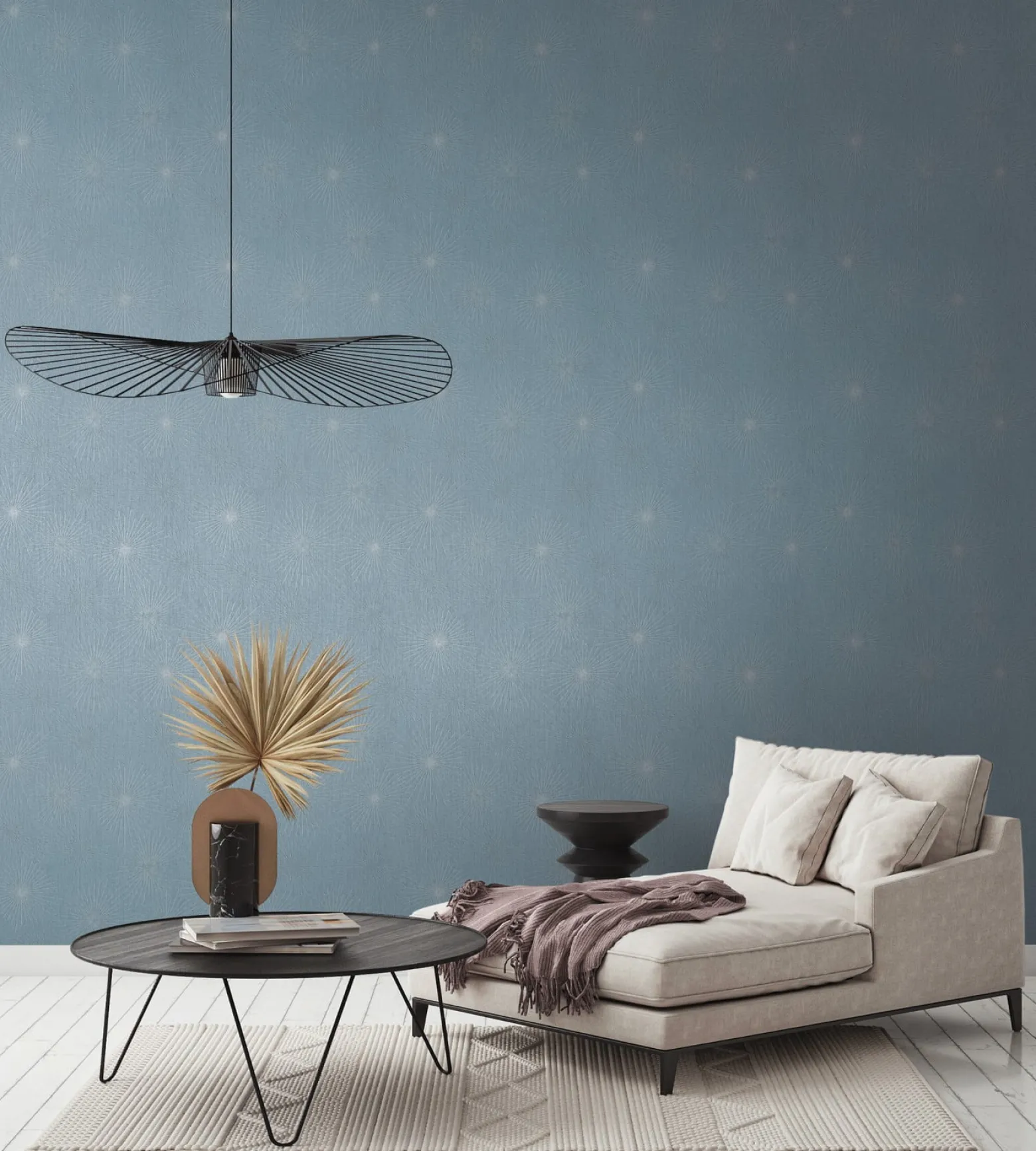 Vliestapete A.S. Creation 38818-2 Blau Silber Kreise