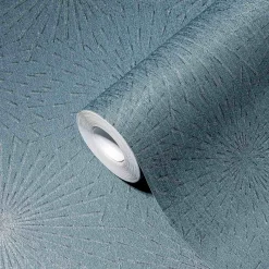 Vliestapete A.S. Creation 38818-2 Blau Silber Kreise