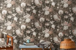 Vliestapete A.S. Creation 38821-3 Braun Weiß Blumen