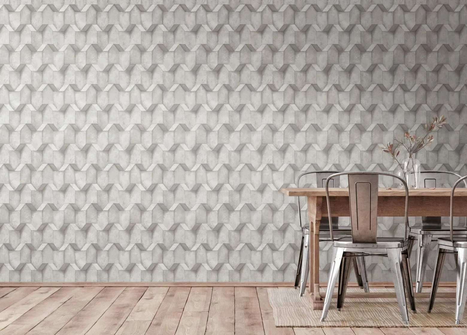 Vliestapete A.S. Creation 38827-3 Grau Beton Optik
