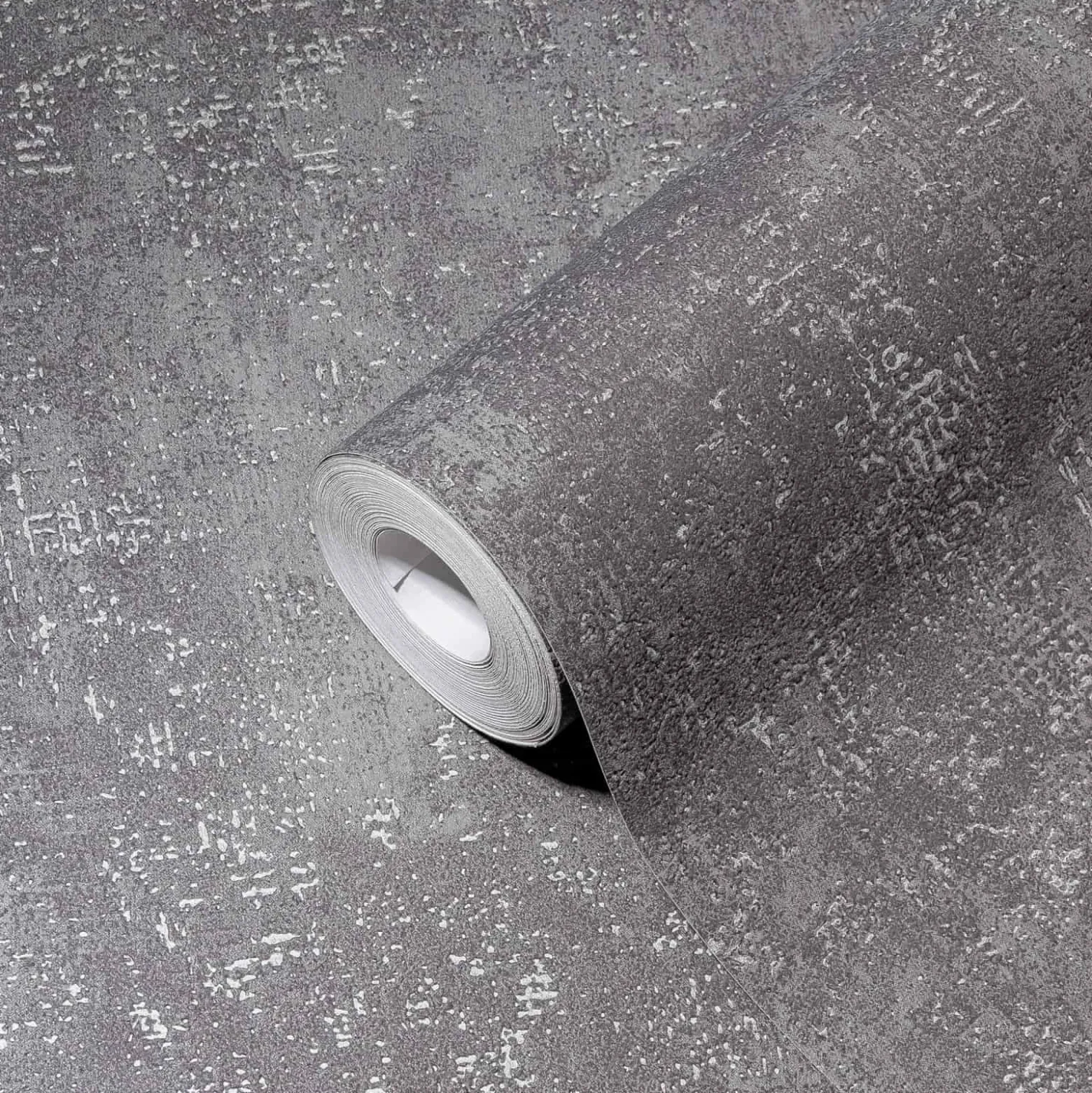 Vliestapete A.S. Creation 38832-4 Grau Silber Uni Struktur