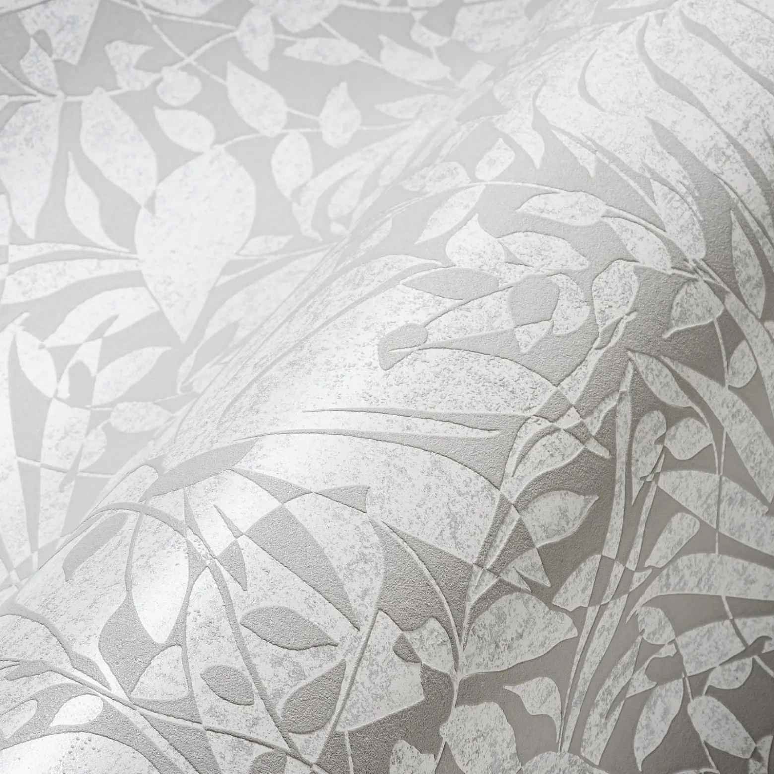 Vliestapete A.S. Creation 38831-2 Grau Silber Blätter