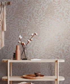 Vliestapete A.S. Creation 38830-3 Grau Rosegold Blätter