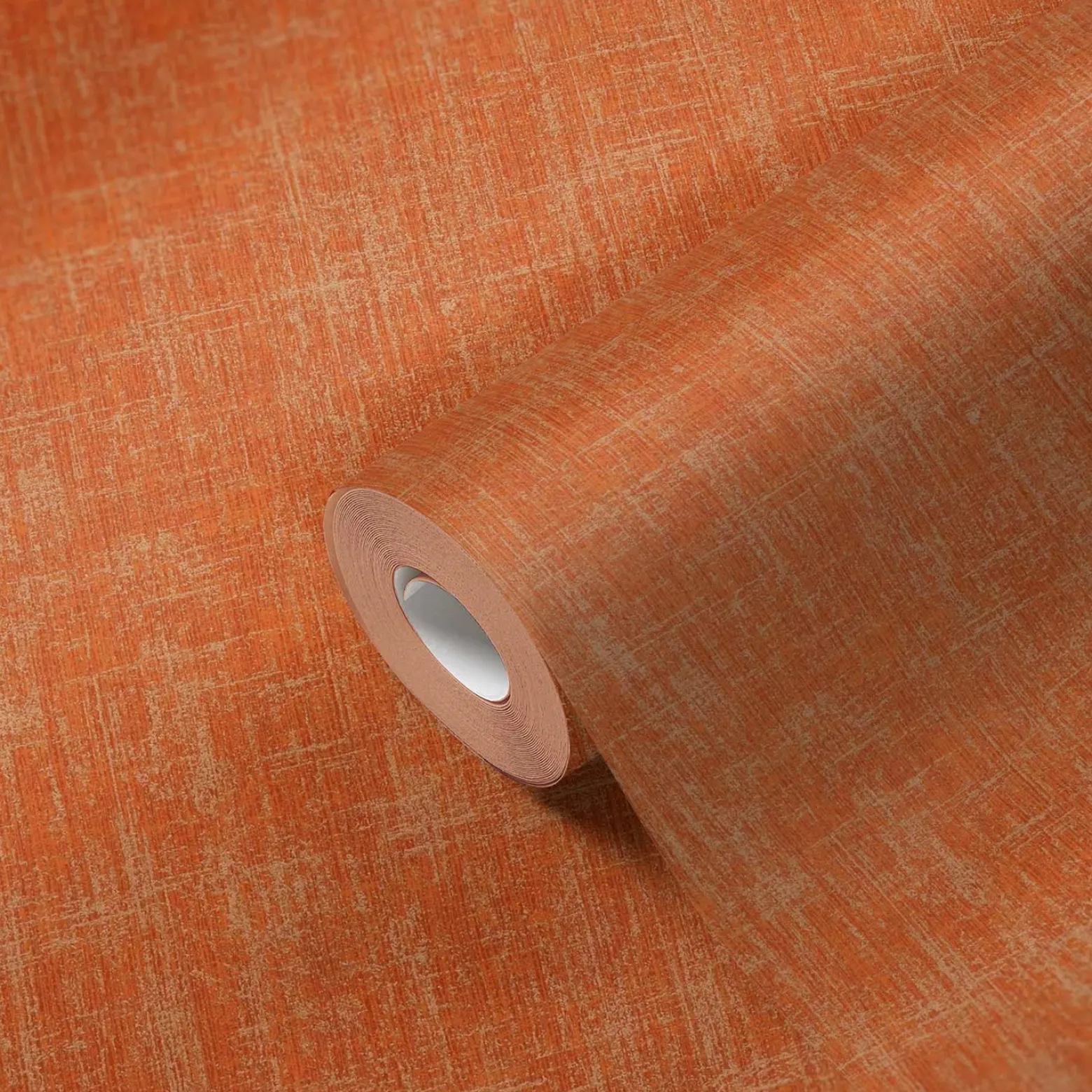 Vliestapete AS Creation Orange Gold Putzoptik 386081