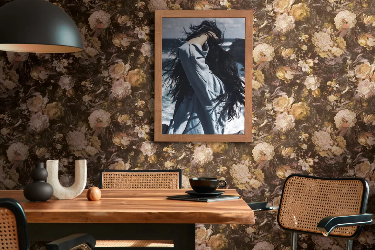 Vliestapete A.S. Creation 38821-2 Schwarz Gold Blumen