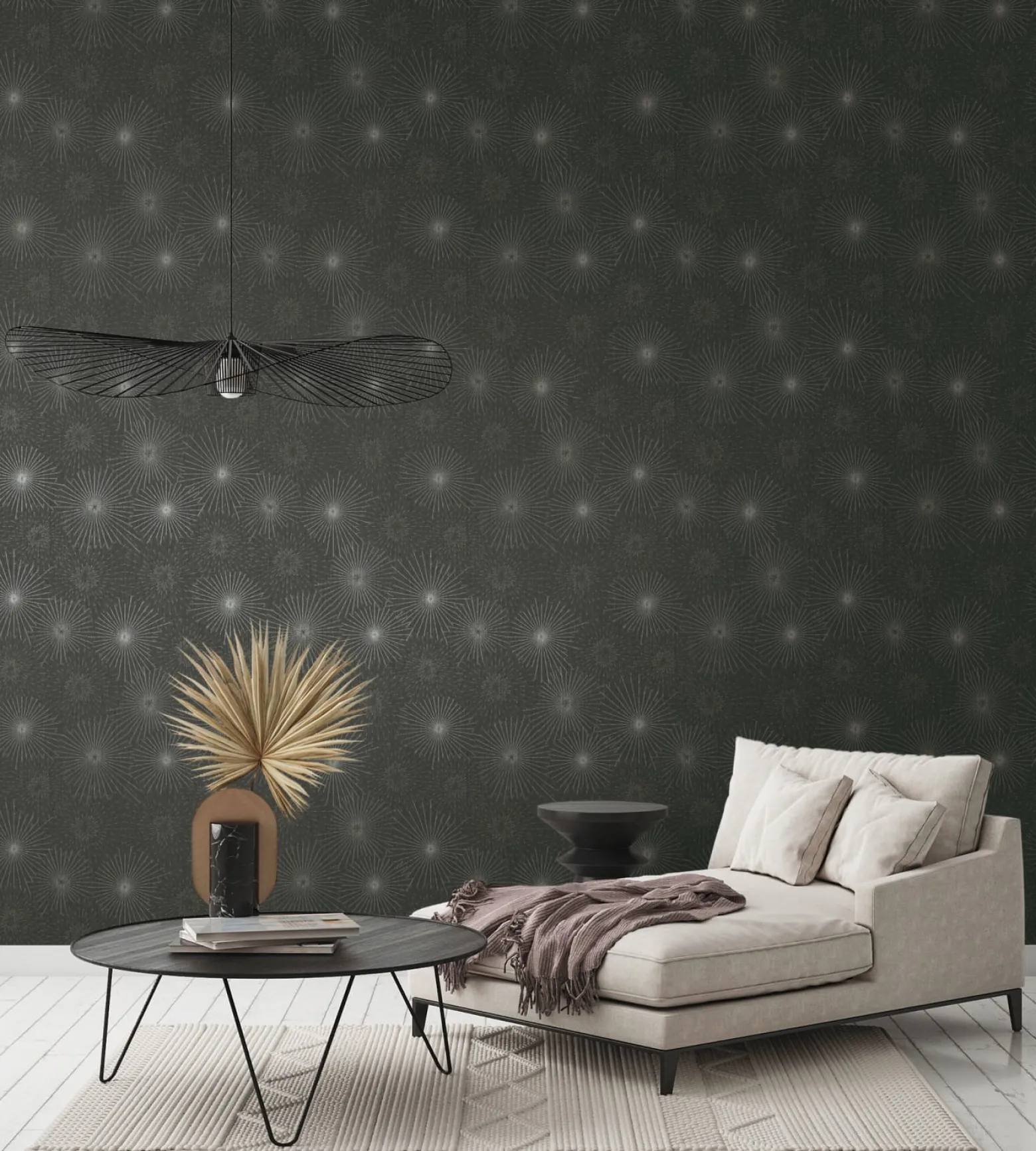 Vliestapete A.S. Creation 38818-1 Schwarz Silber Kreise