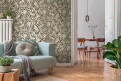 Vliestapete A.S. Creation 38831-3 Schwarz Gold Blätter