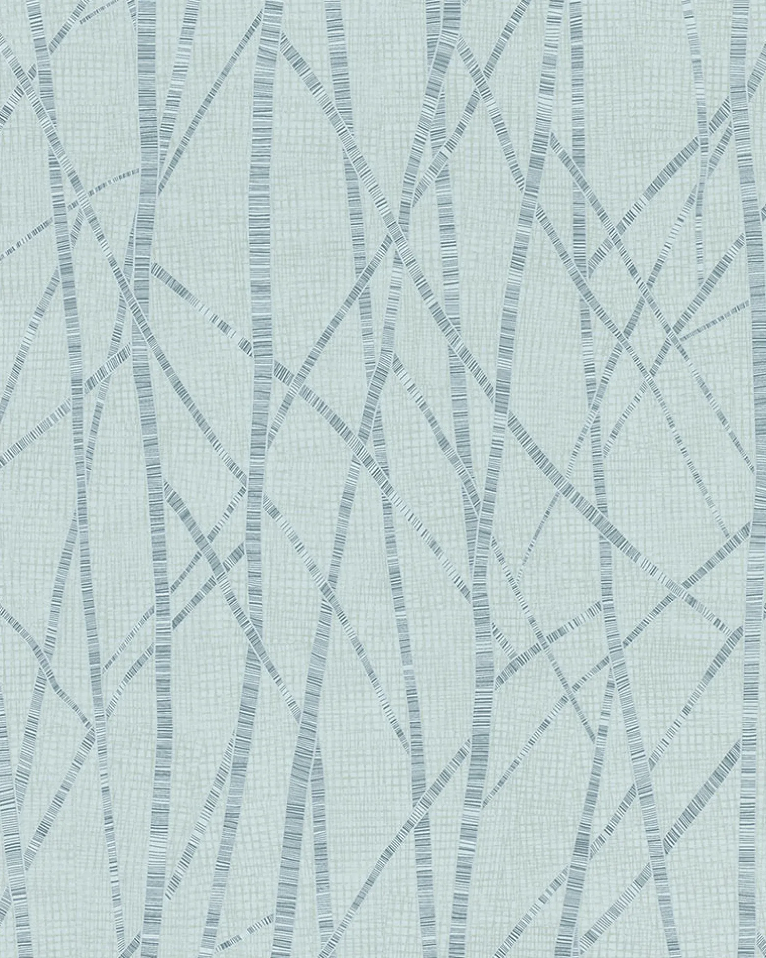 Vliestapete Astmuster Floral blassgrün blau Glanz 6747-10
