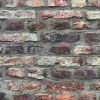 Vliestapete Backsteinmauer grau rot creme 36281-1