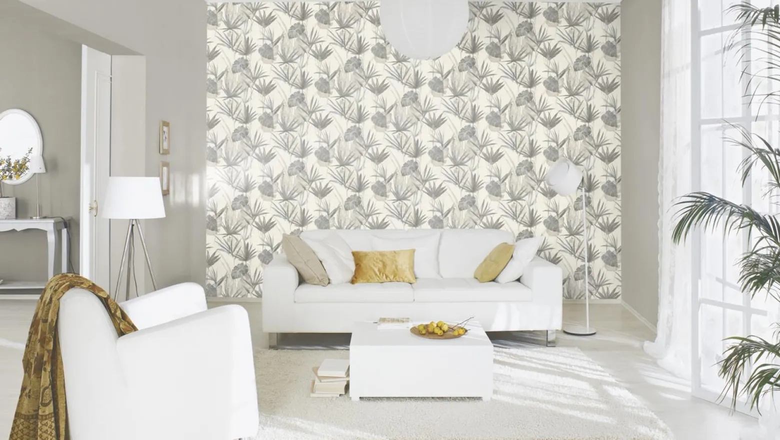 Vliestapete Barbara HOME Uni dunkelgrau 536843