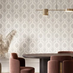 Vliestapete BarockBeige Grau Metallic 10288-37