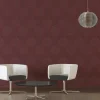 Vliestapete Barock bordeaux schwarz Glitzer 36898-3