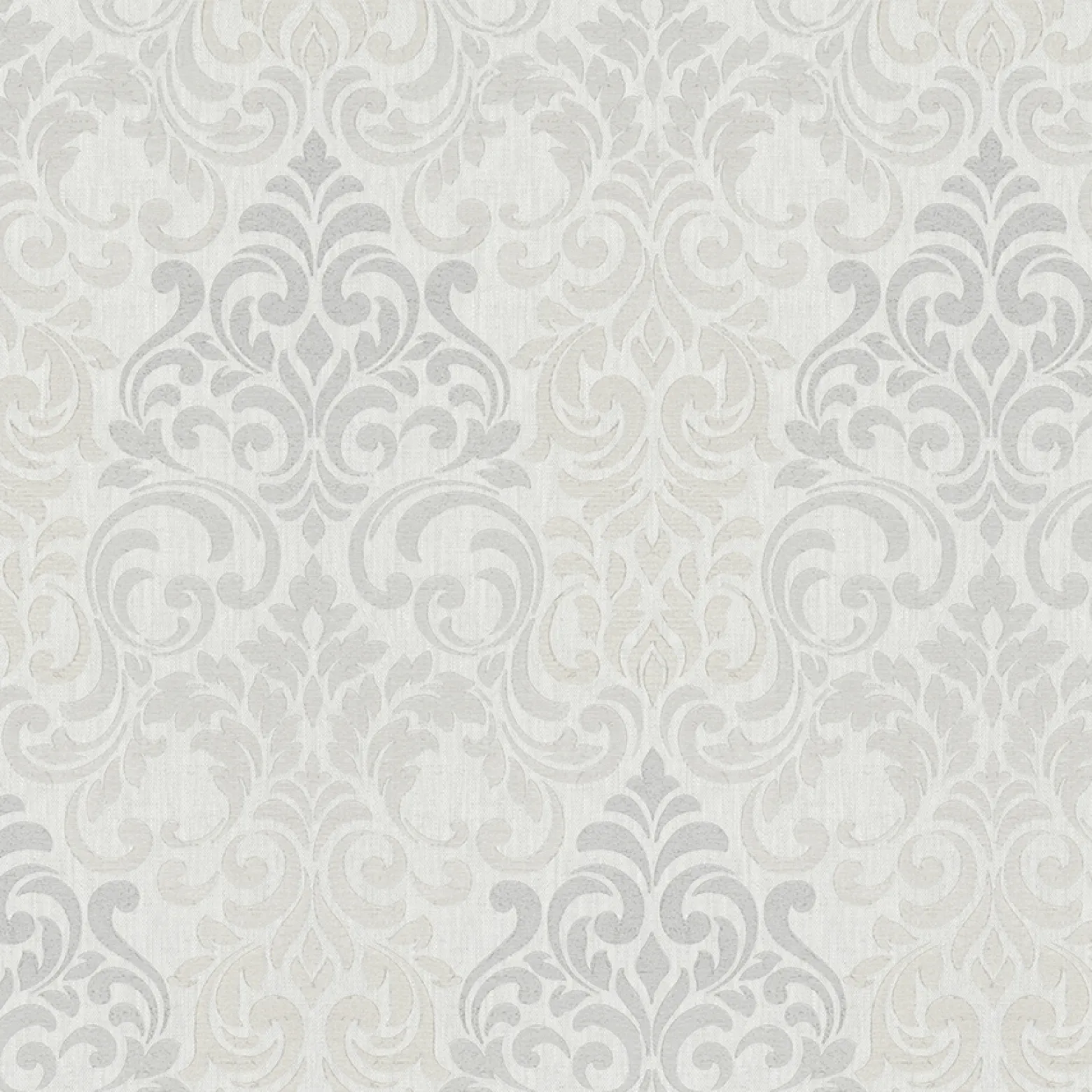 Vliestapete Barock Damask hellgrau Metallic Marburg 58211