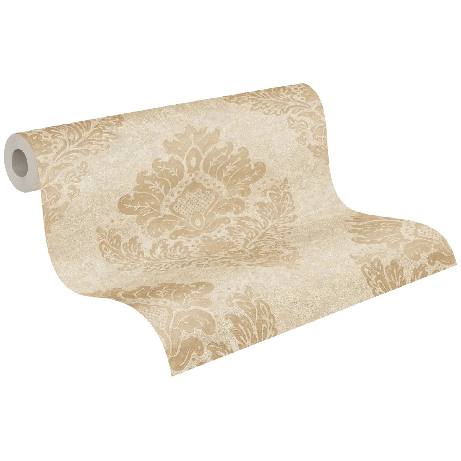 Vliestapete Barock Design beige gold Metallic 37901-3