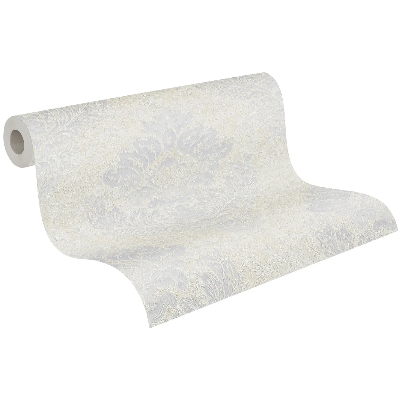 Vliestapete Barock Design creme grau Glanz 37901-5