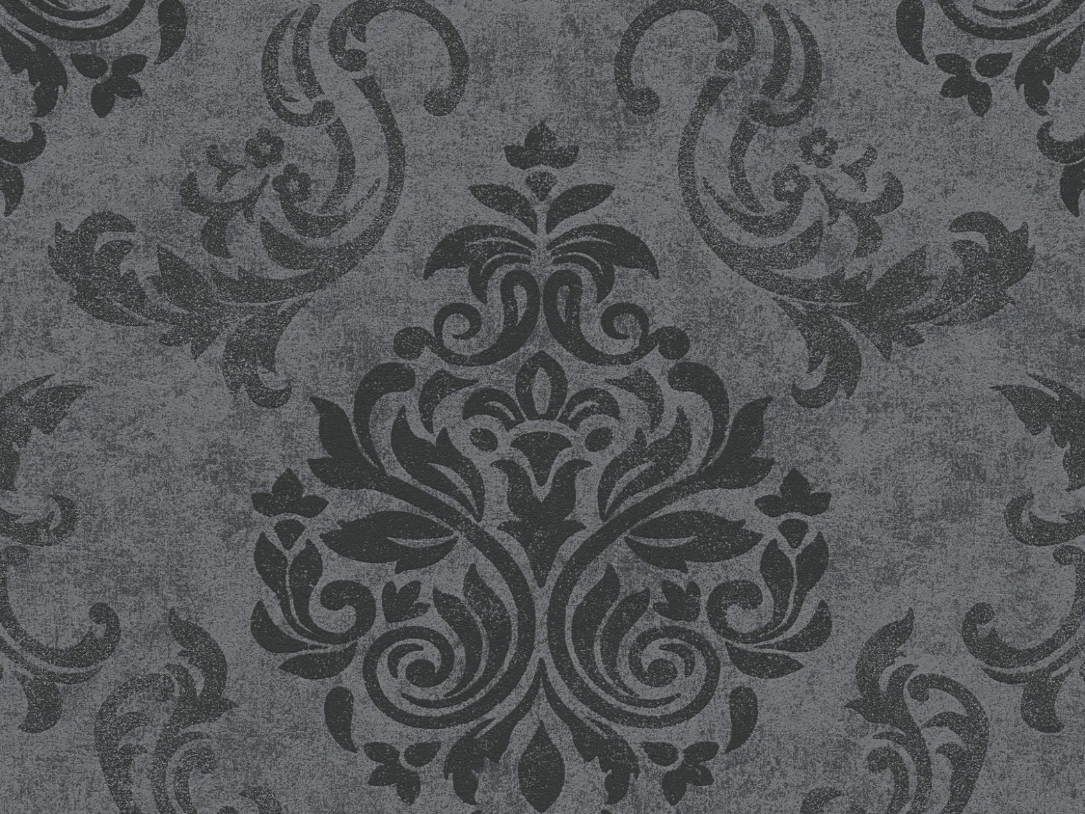 Vliestapete Barock Glitzer schwarz 95372-3 AS Creation