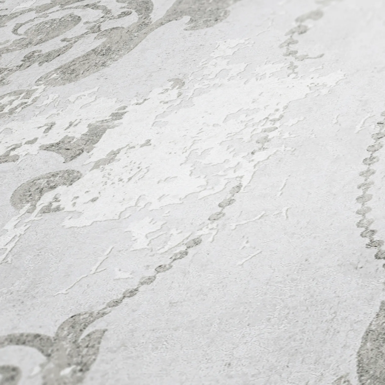 Vliestapete Barock grau silber 37648-1