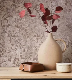 Vliestapete 34293 Barock Muster Beige Rosegold Marburg